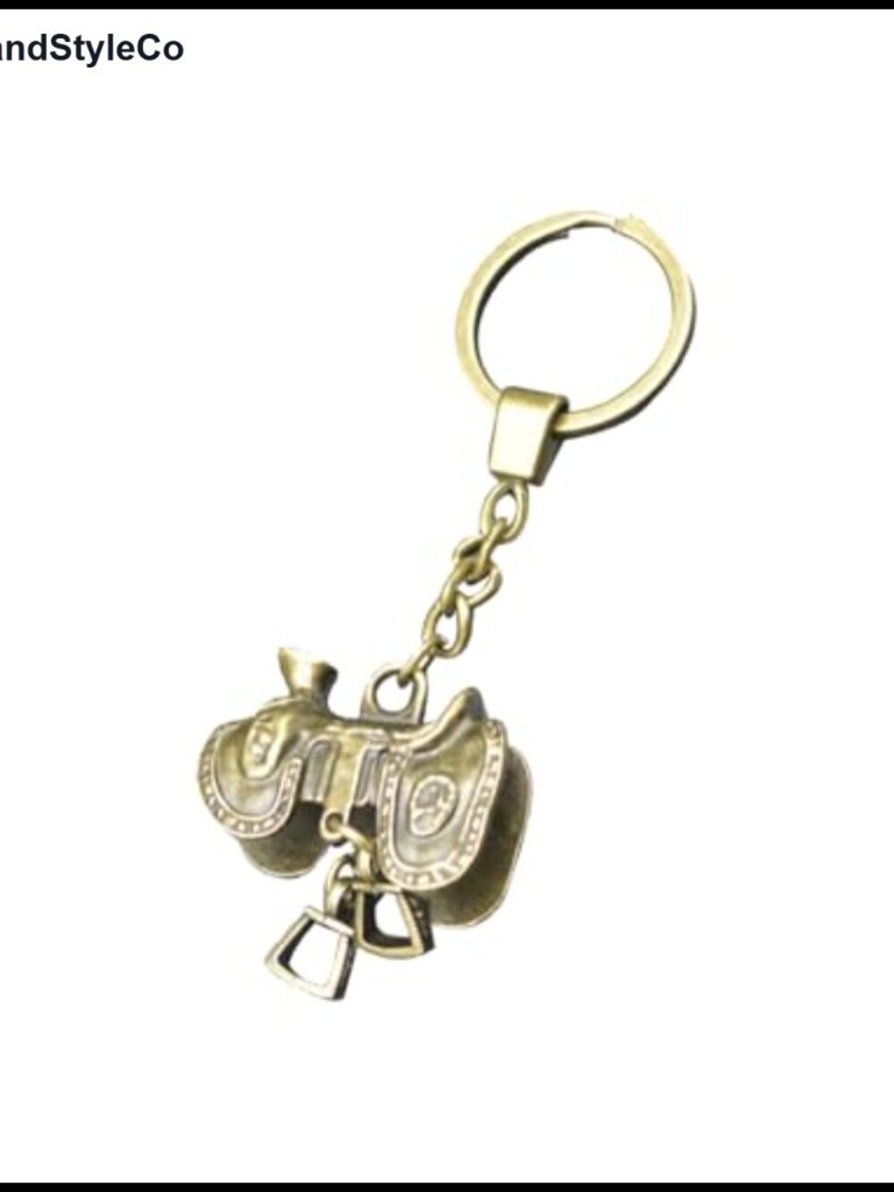 Western Cowboy Saddle Metal Keychain Zinc Alloy Car Keys Gift